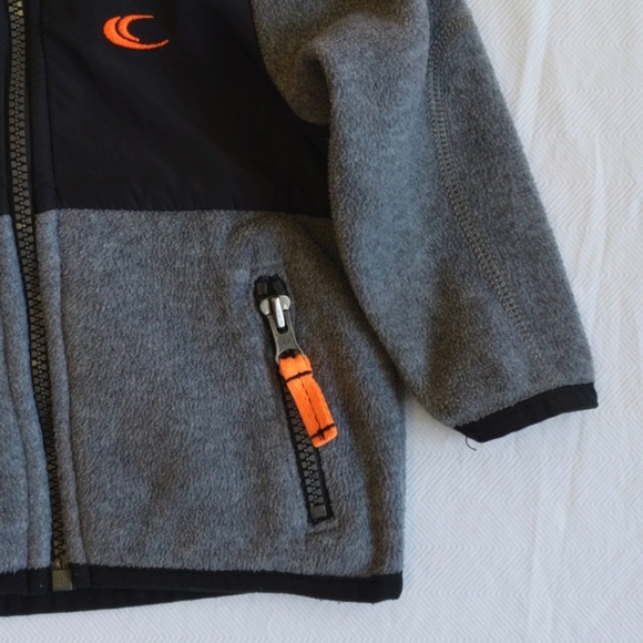 carter's sporty fleece zip-up jacket 12 months baby boy - Picture 4 of 7